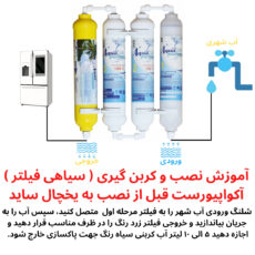 فیلتر تصفیه آب یخچال و فریزر آکوا پیورست مدل X 400 NEW مجموعه 4 عددی