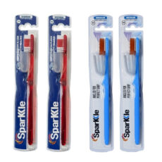 مسواک اسپارکل مدل s4  با برس متوسط مجموعه 4 عددی