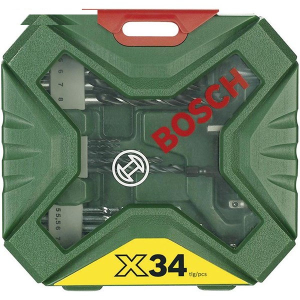 مجموعه 34 عددی ابزار سرمته بوش مدل 2607010608