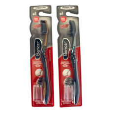 مسواک بنسر مدل پروفشنال ذغالی با برس متوسط بسته 144 عددی