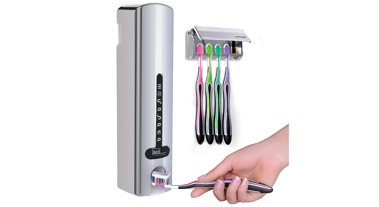 جا مسواکی و دستگاه خمیردندان اتوماتیک اسپادانا کد 01