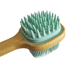 ماساژور سر و بدن مدل سیلیکونی دسته دار کد 13594