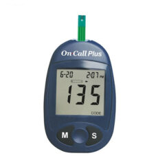 تست قندخون ایکان On Call Plus G113-111 به همراه یک بسته نوار تست On Call Plus G133-115