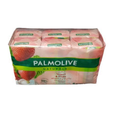 صابون شستشو پالمولیو مدل توت فرنگی و ماست وزن 170 گرم بسته 6 عددی