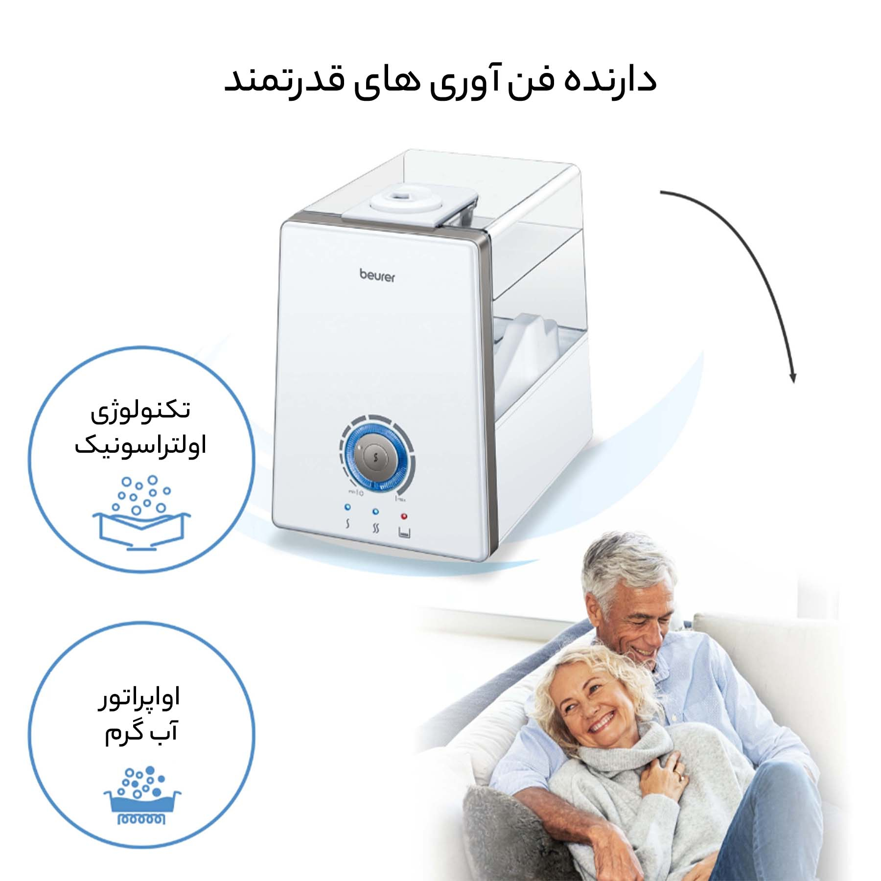 دستگاه بخور سرد و گرم بیورر مدل LB88