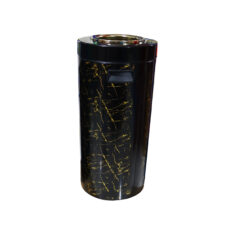 سطل زباله بهازکالا مدل استوانه طرح ماربل کد YP-45L