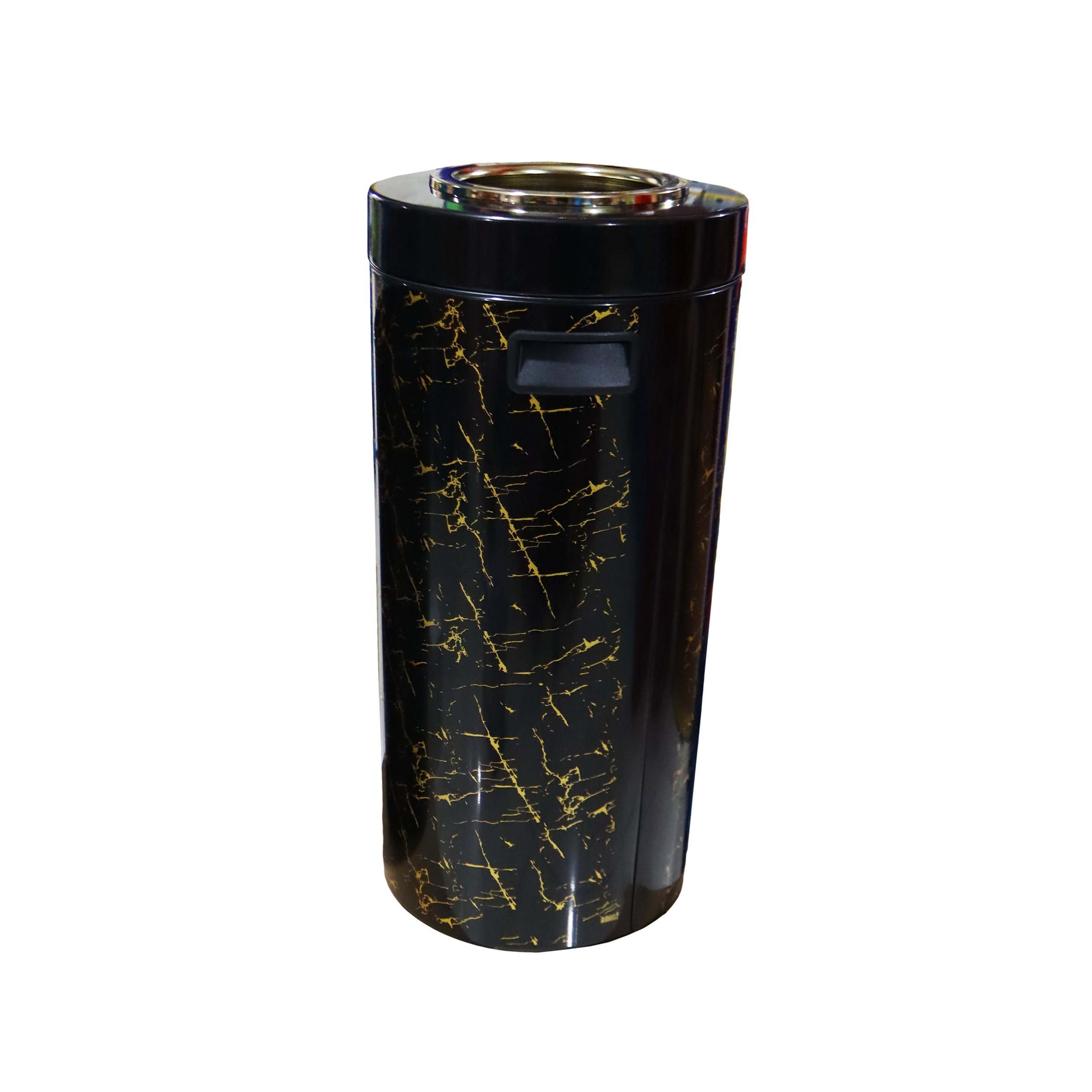 سطل زباله بهازکالا مدل استوانه طرح ماربل کد YP-45L