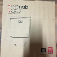 فلاش تانک ایمن آب مدل کاسپین پلاس مشکی کروم