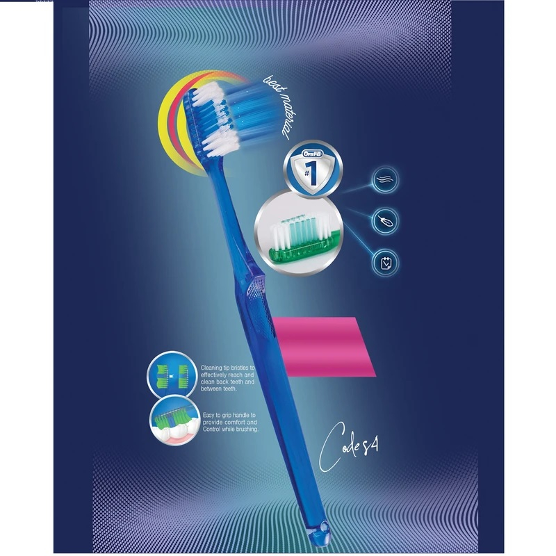 مسواک اسپارکل مدل s4 با برس متوسط مجموعه 4 عددی