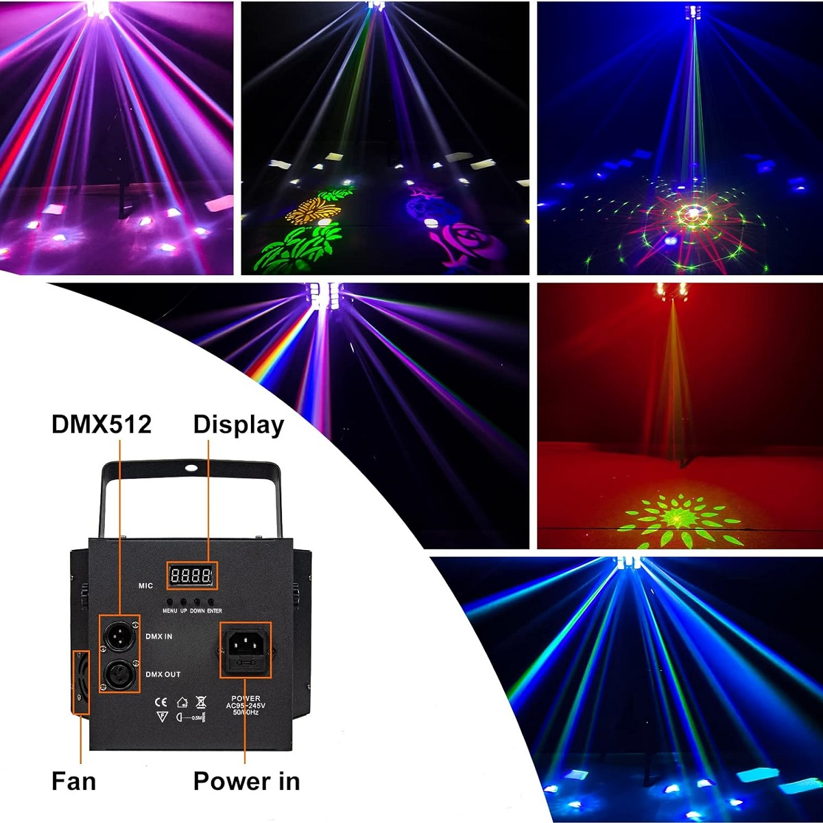 رقص نور مدل پروانه ای