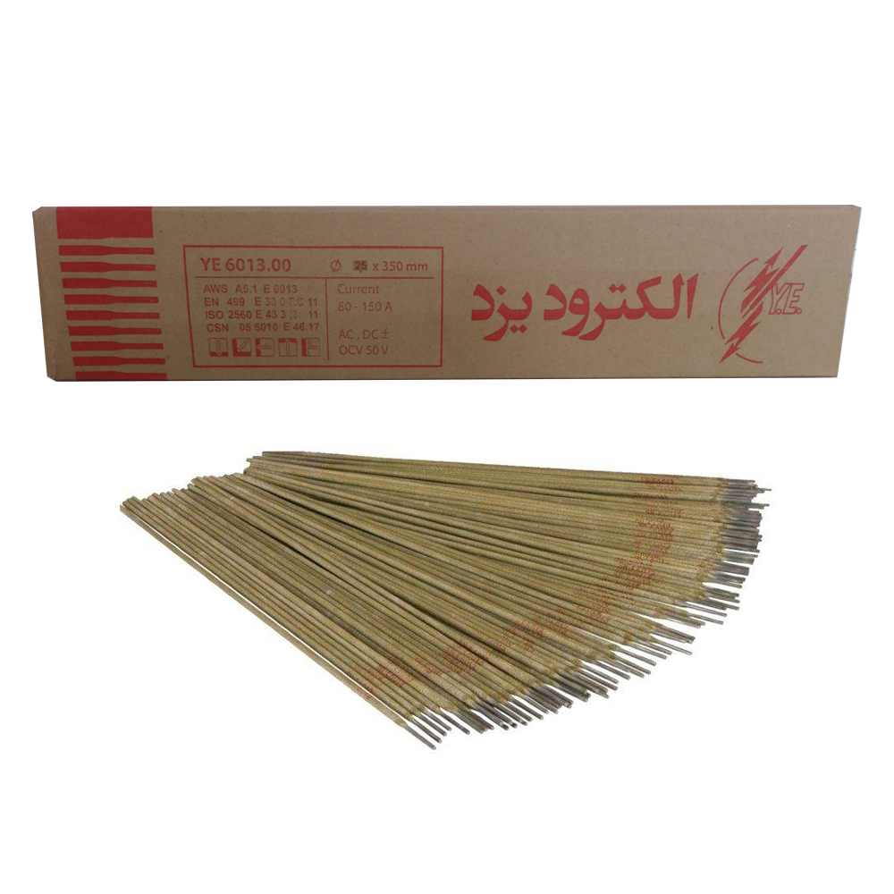 الکترود جوشکاری یزد کد E6013-3.2 وزن 5 کیلوگرم