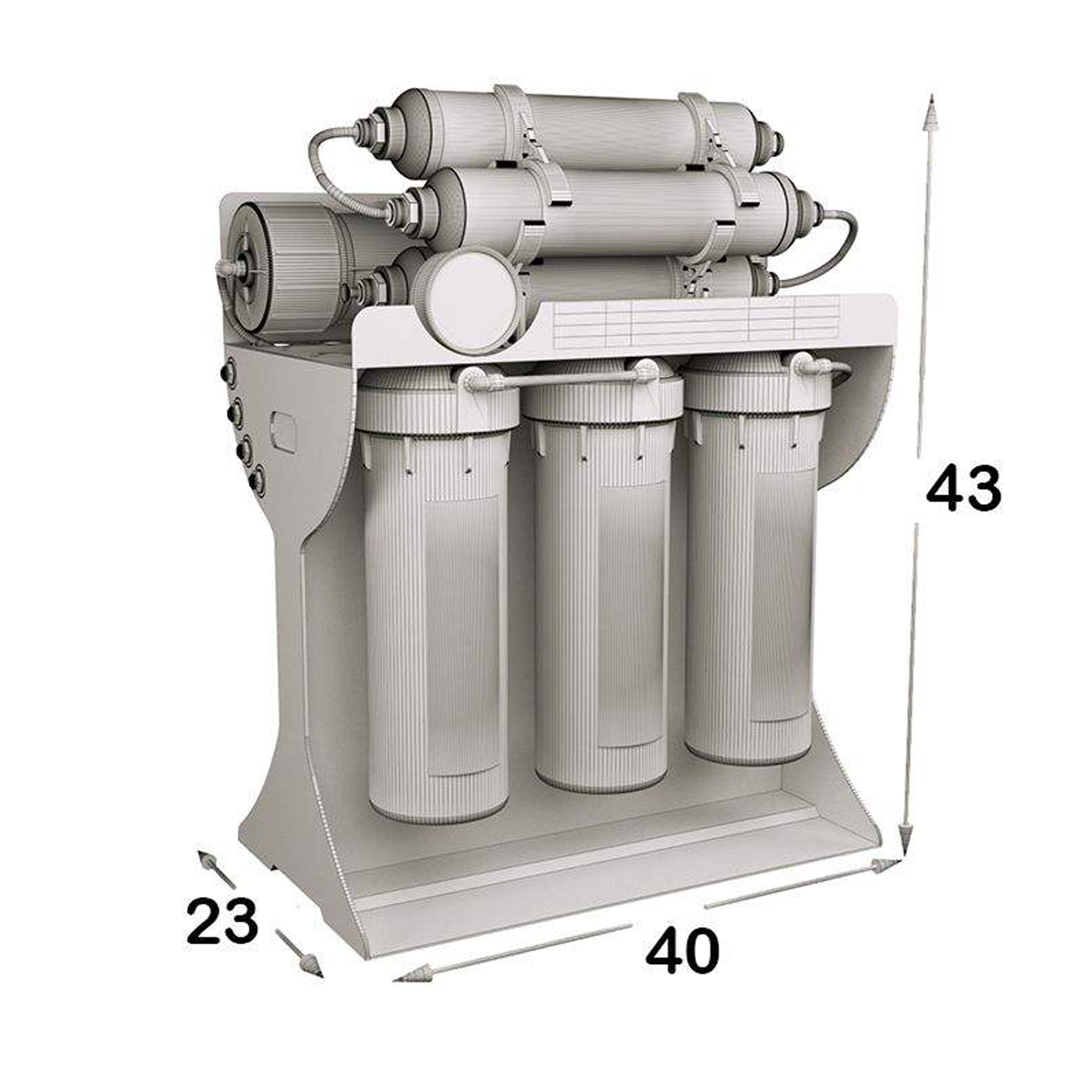 دستگاه تصفیه کننده آب سافت واتر مدل hajibashi-x700