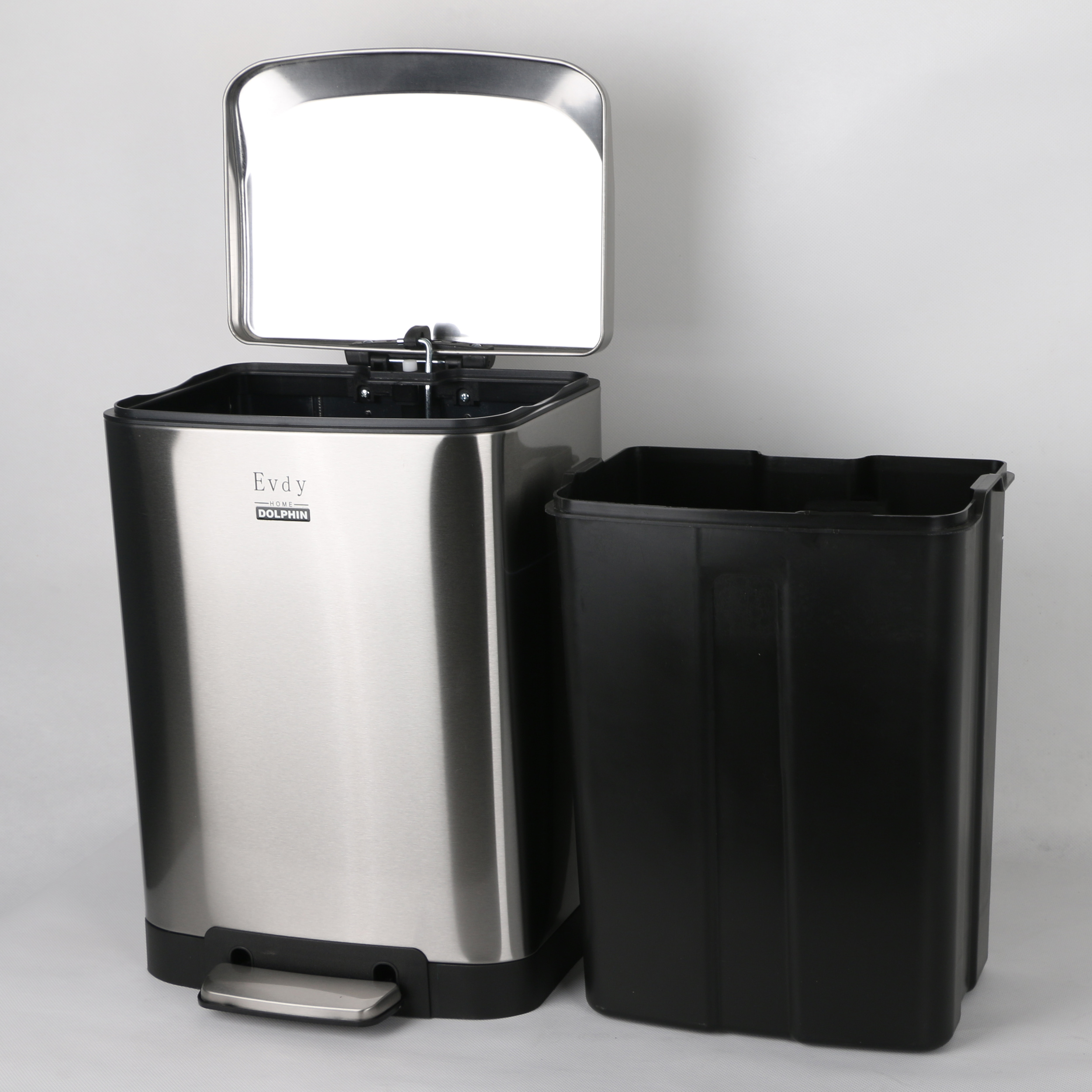 سطل زباله دلفین مدل Ev-232-12litr