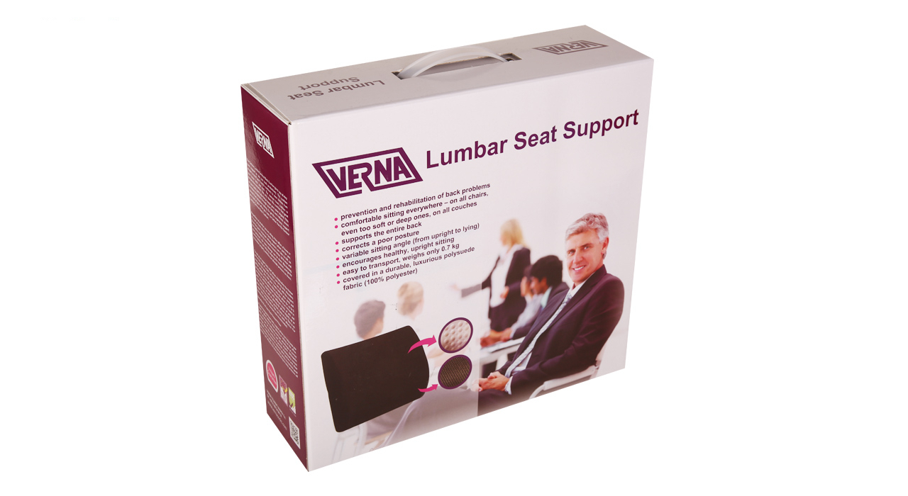 بالش پشت کمری ورنا مدل Lumbar Seat سایز L