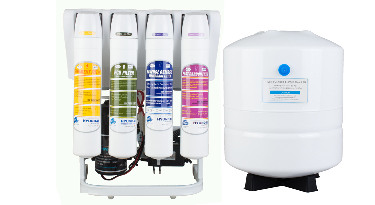 دستگاه تصفیه آب هیوندای واکورتک مدل HQ7-4FRS