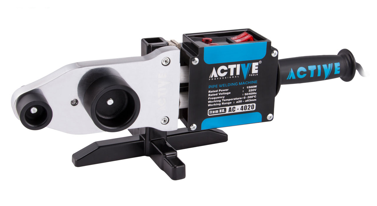 ست دستگاه جوش لوله سبز اکتیو تولز مدل AC4020