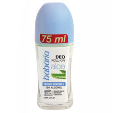 رول ضد تعریق باباریا مدل آلوورا درمو حجم 75 میلی لیتر