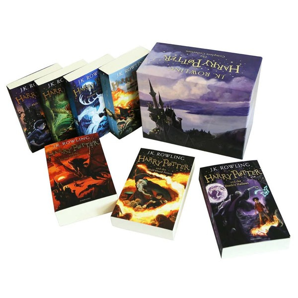 کتاب HARRY POTTER اثر J. K. Rowling نشر Bloomsbury هفت جلدی