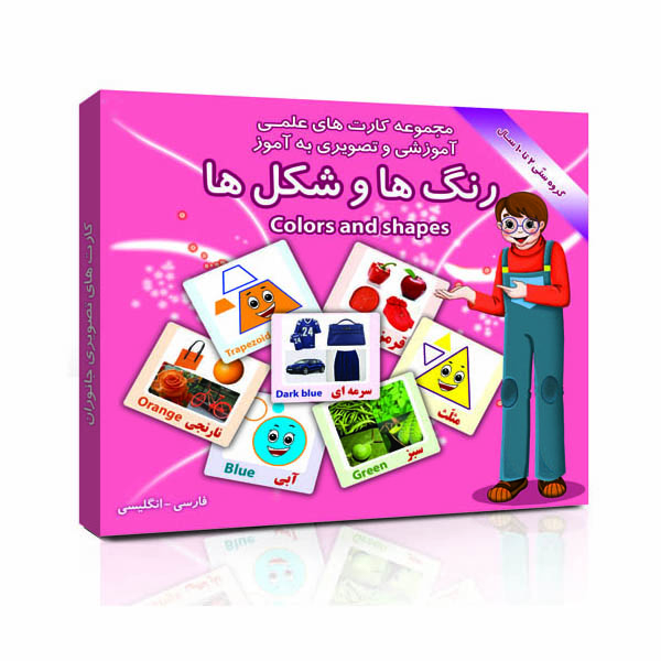 فلش کارت های علمی آموزشی و تصویری( دوزبانه) 2 تا 10 سال انتشارات امین آذر مجموعه کامل 14 عددی