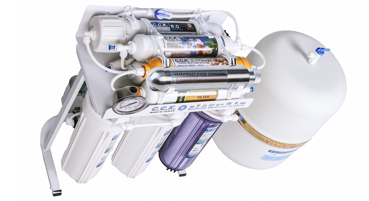 دستگاه تصفیه کننده خانگی سی سی کا مدل RO8-ORP-UV