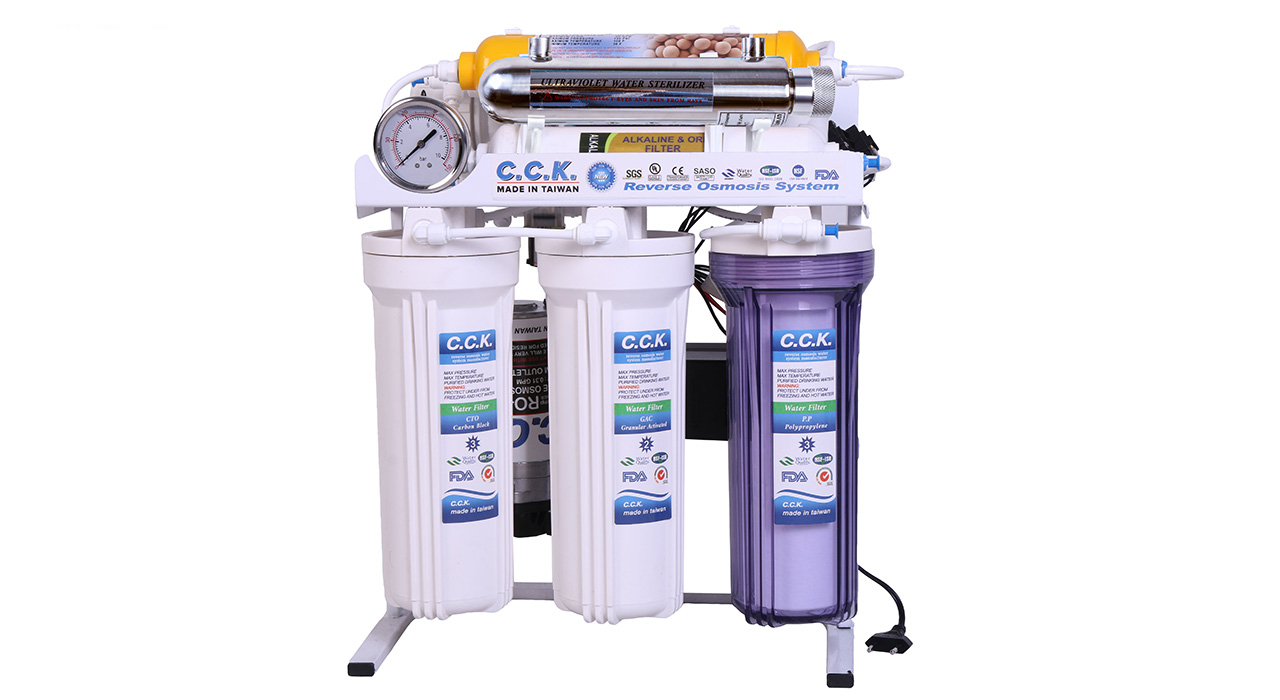 دستگاه تصفیه کننده خانگی سی سی کا مدل RO8-ORP-UV