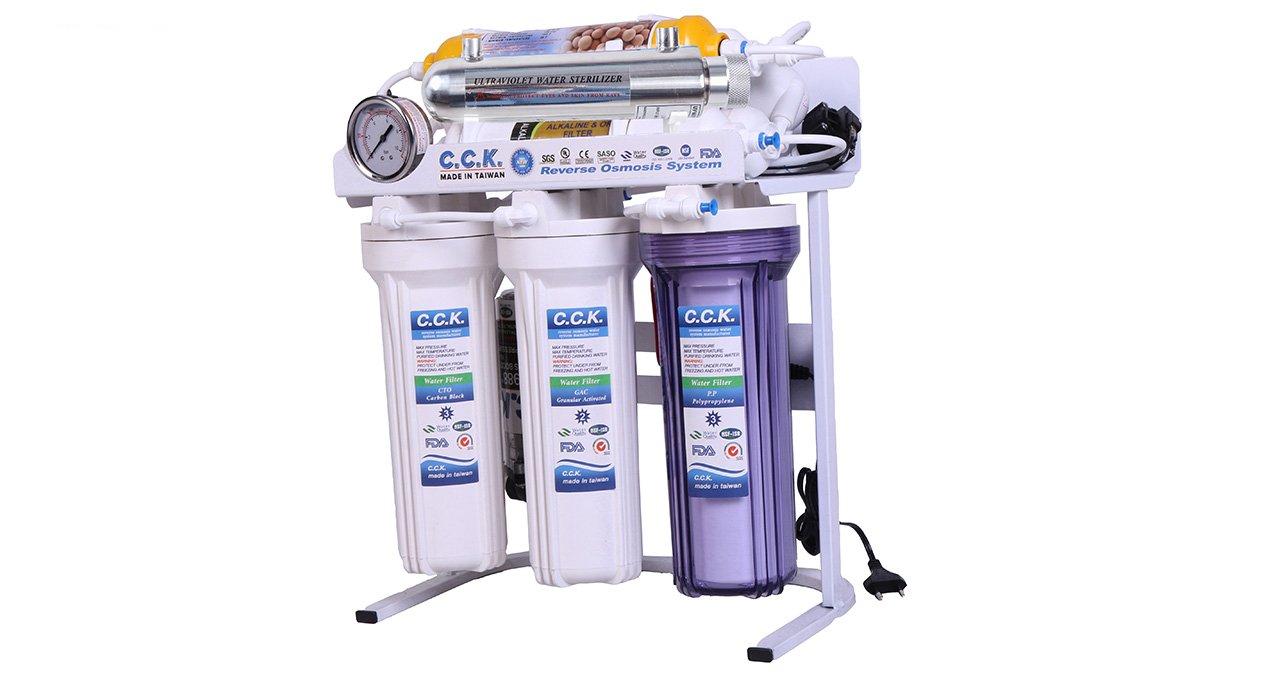 دستگاه تصفیه کننده خانگی سی سی کا مدل RO8-ORP-UV