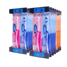 مسواک بنسر مدل اکسترا کلینینگ با برس نرم بسته 24 عددی