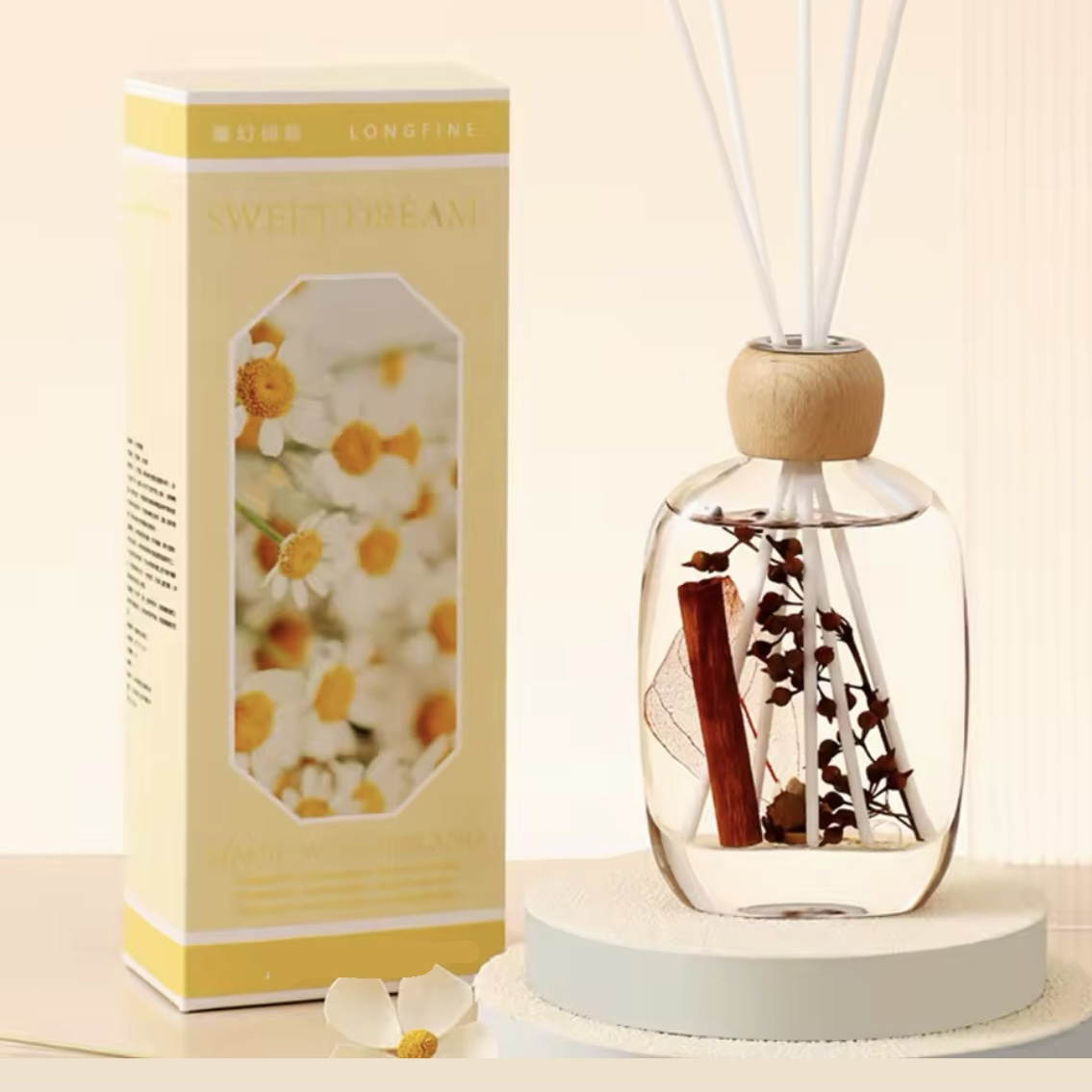 خوشبو کننده هوا مدل گلی رایحه چای سفید حجم 120 میلی لیتر