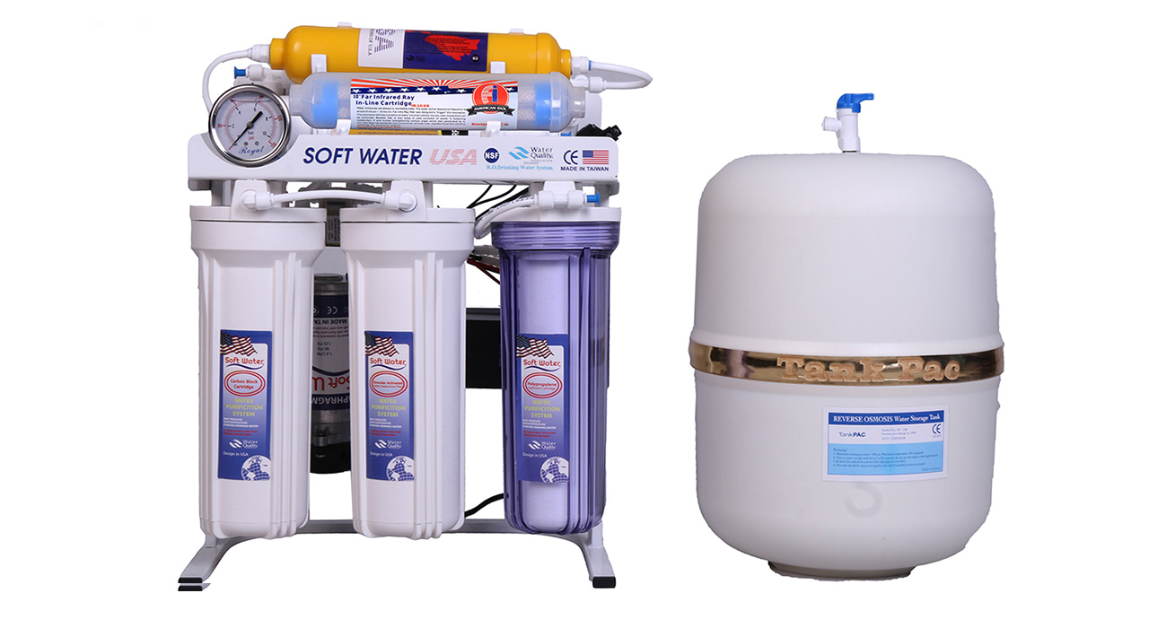 دستگاه تصفیه آب خانگی سافت واتر مدل RO8_OX