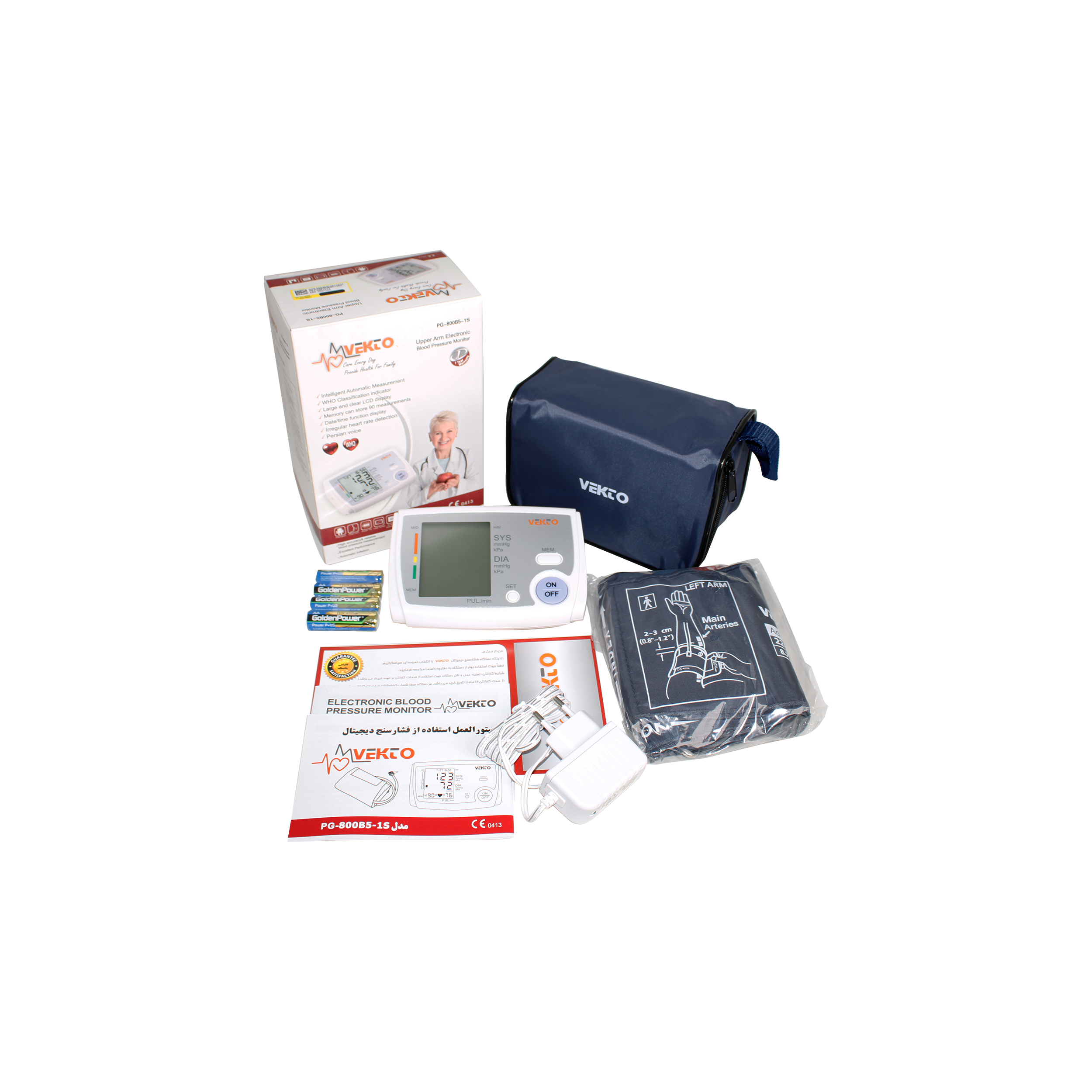 فشارسنج بازویی وکتو مدل PG-800B5-1S