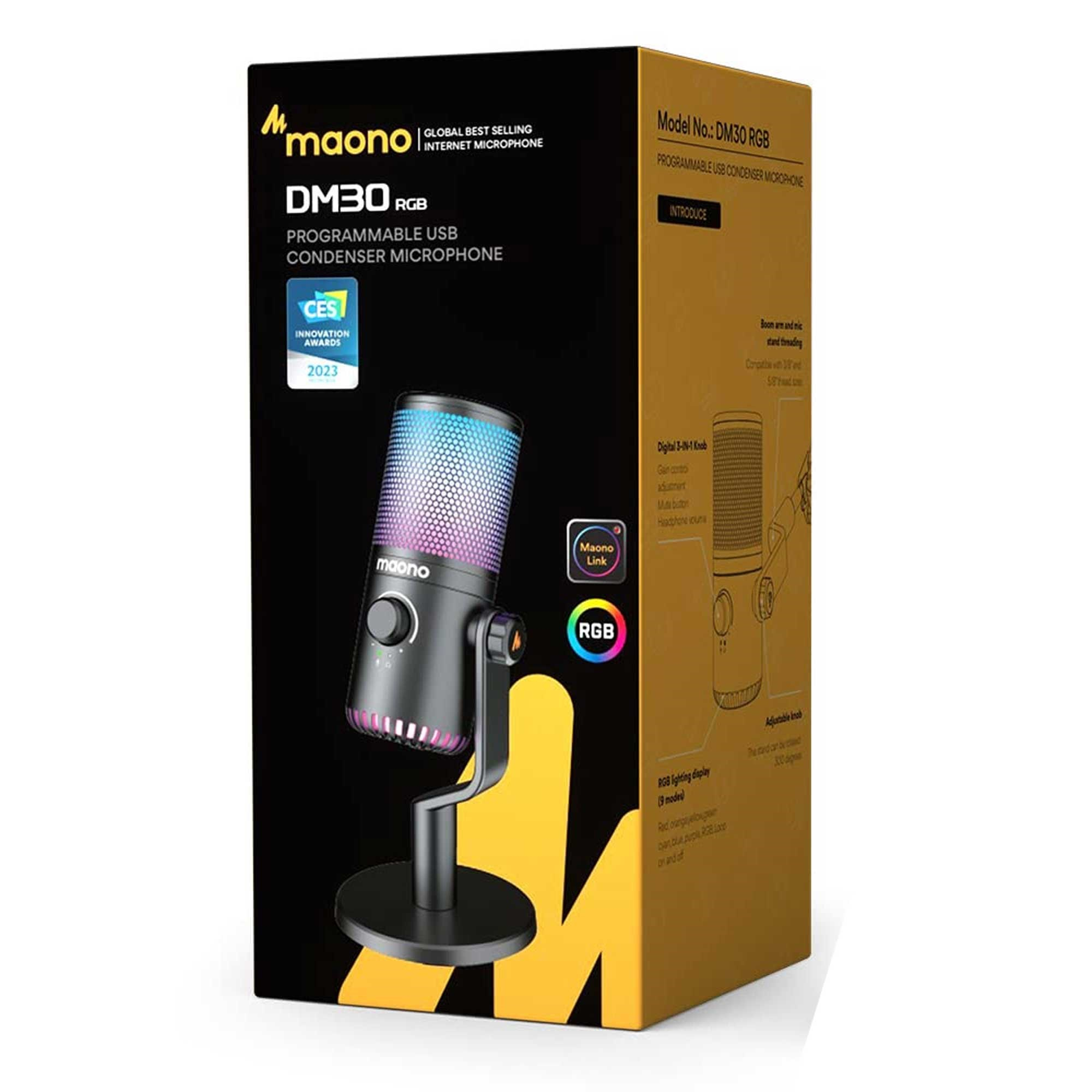 میکروفون استودیویی مائونو مدل DM30 FULL RGB