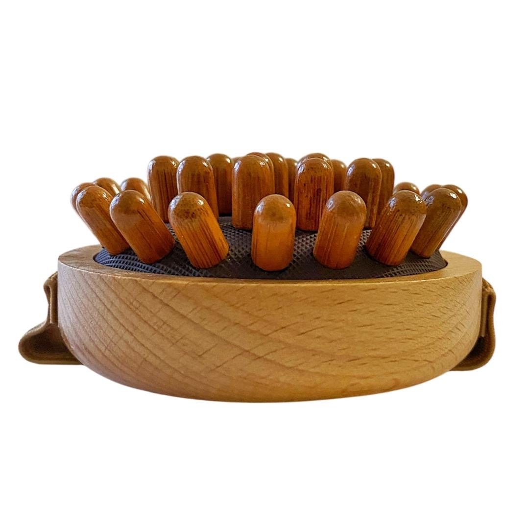 ماساژور دستی بدن مدل بامبو دایره کد 77167