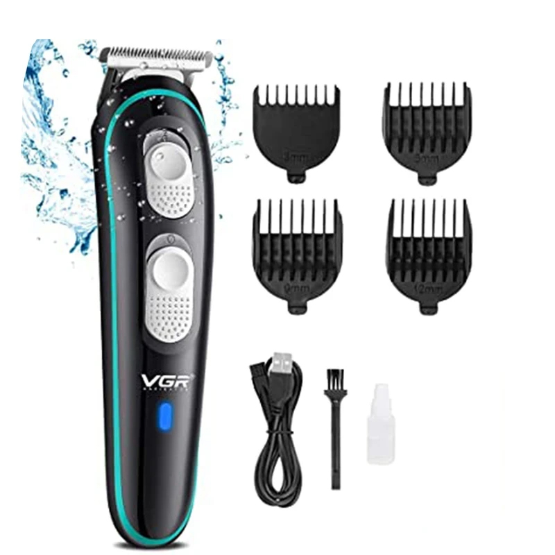 ماشین اصلاح موی سر و صورت شارژی وی جی ار مدل V-055(Gold)