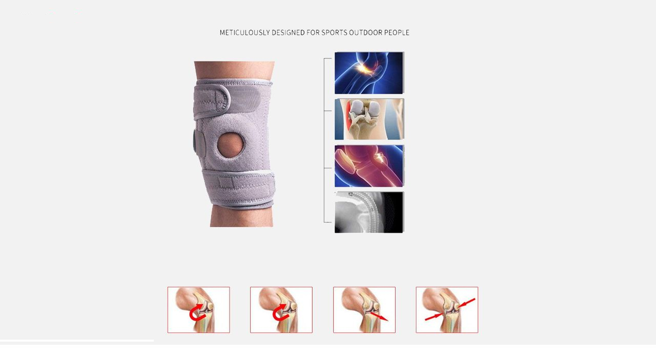 زانو بند فنر دار مدل VK