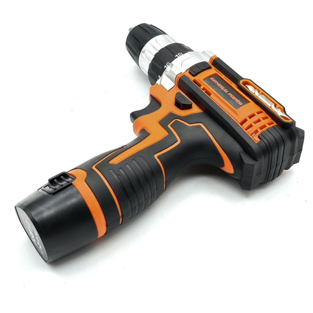 دریل پیچ گوشتی شارژی سه نظام 10 میلیمتری 18 ولت جنرال پاور مدل 18V