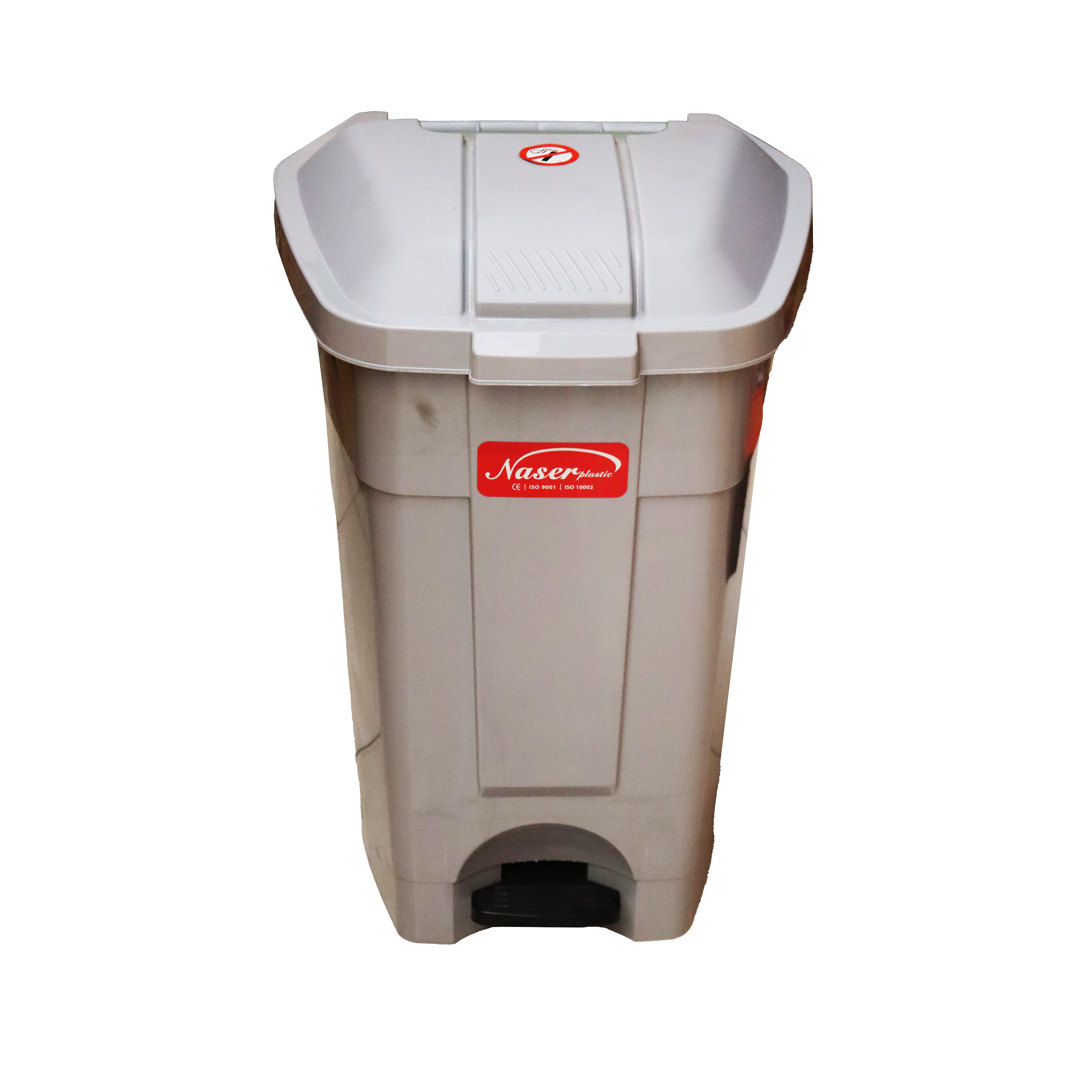 سطل زباله پدالی ناصر پلاستیک مدل YPTU-GHARKHDAR-5000  گنجایش 152 لیتر