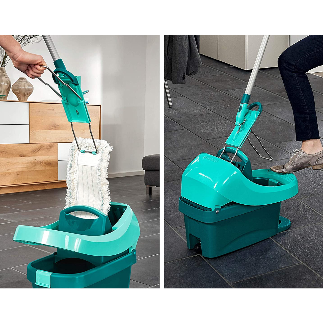 ست سطل و زمین شوی لایف هایت مدل PROFI کد 55096