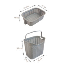 سبد رخت مرسه مدل چرخدار