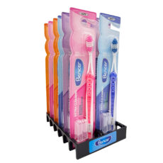 مسواک بنسر مدل اکسترا کلینینگ با برس نرم بسته 12 عددی