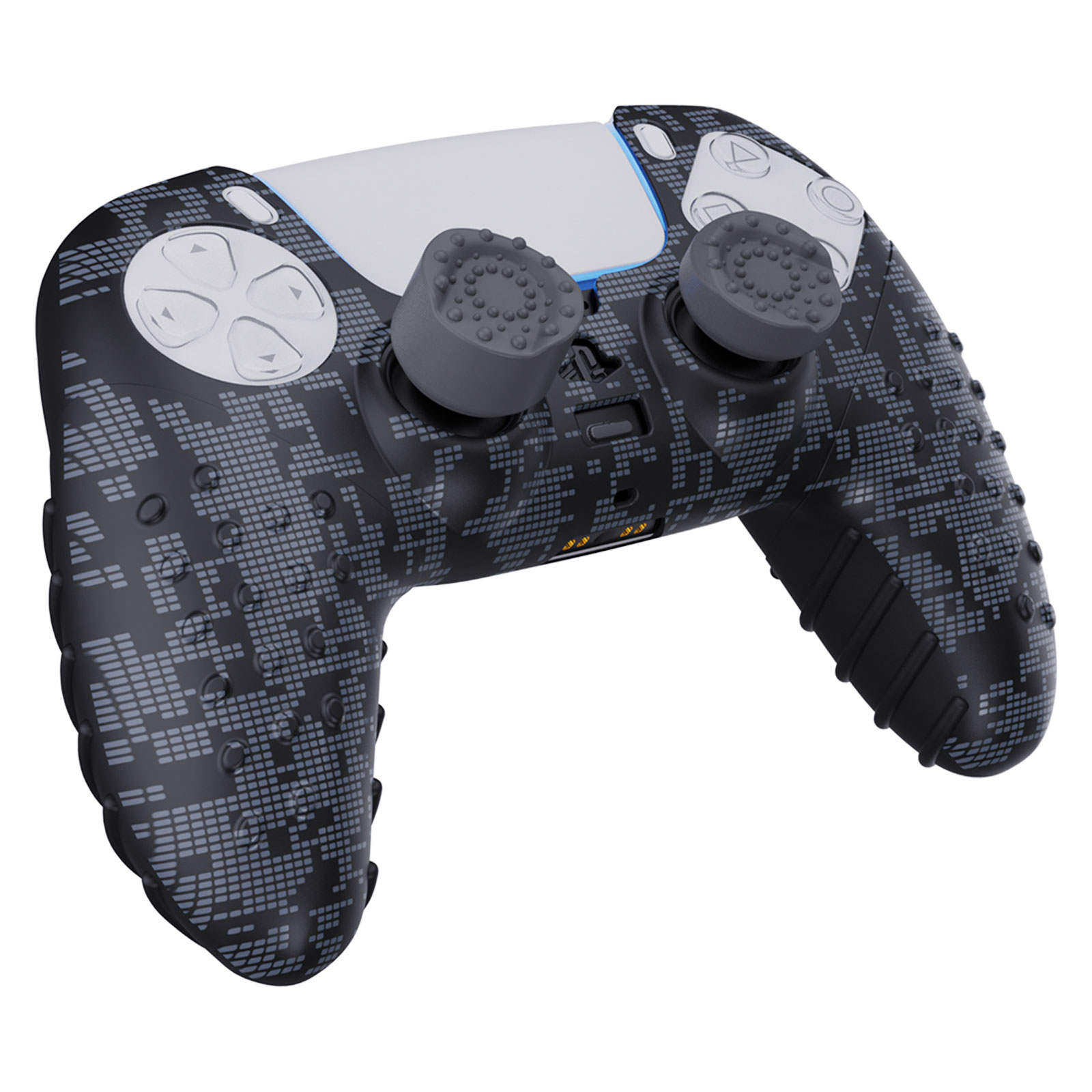 محافظ دسته پلی استیشن 5 اسپارک فاکس مدل Silicone Grip Pack Digital Camo به همراه روکش آنالوگ