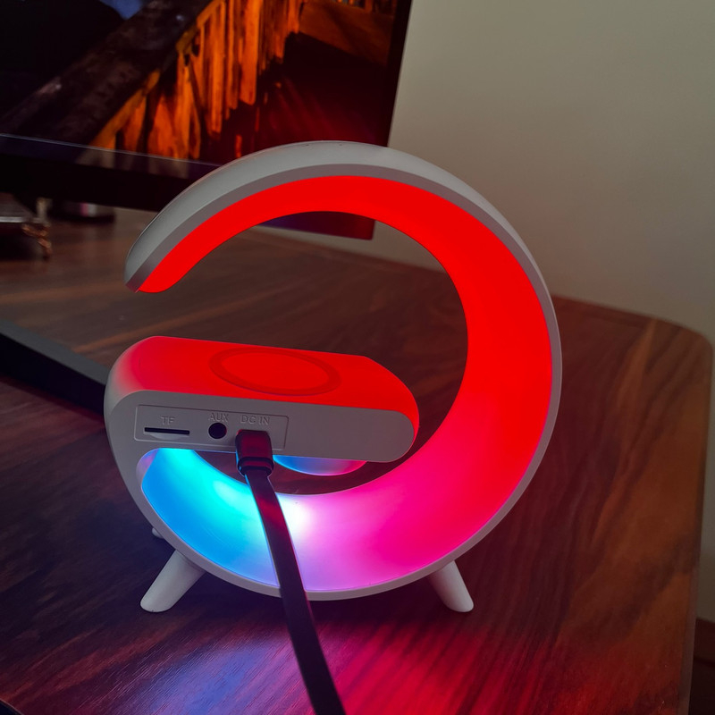 اسپیکر بلوتوثی قابل حمل طرح چراغ خواب مدل G63