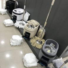 ست سطل و زمین شوی دبلیو اس مدل پدالی کد DH400