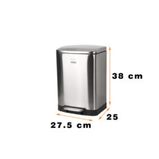 سطل زباله دلفین مدل Ev-232-12litr