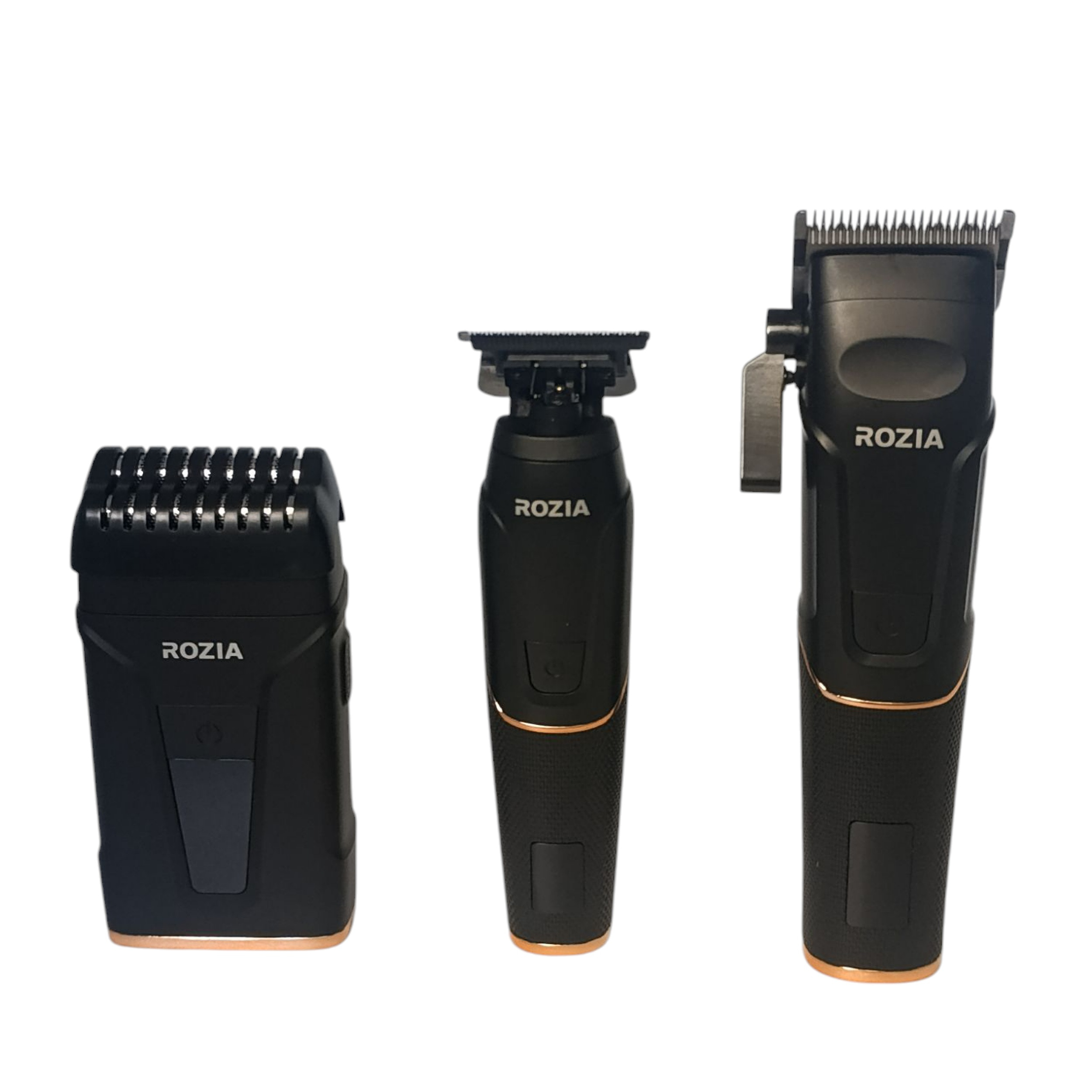 ماشین اصلاح موی سر و صورت شارژی روزیا پرو مدل HT9543 مجموعه 3 عددی