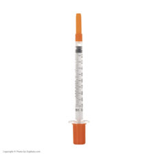 سرنگ 1 سی سی انسولین حلما طب مدل یکپارچه بسته 100 عددی