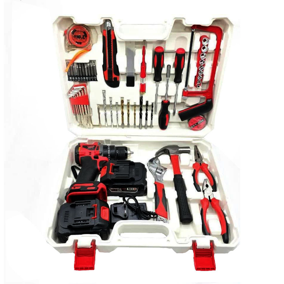 دریل چکشی شارژی سه نظام 10 میلیمتری 118 ولت باس مدل LIFE STYLE-901 -118V