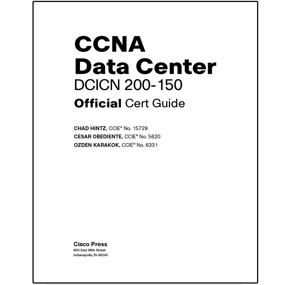 کتاب CCNA Data Center DCICN 200-150 اثر جمعی از نویسندگان انتشارات رایان کاویان