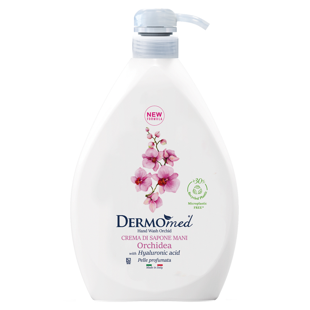 صابون شستشو مایع درمومد مدل گل ارکیده حجم 1000 میلی لیتر