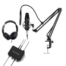 پکیج استودیوی خانگی پادکستر جم آدیو مدل GA800/SC20