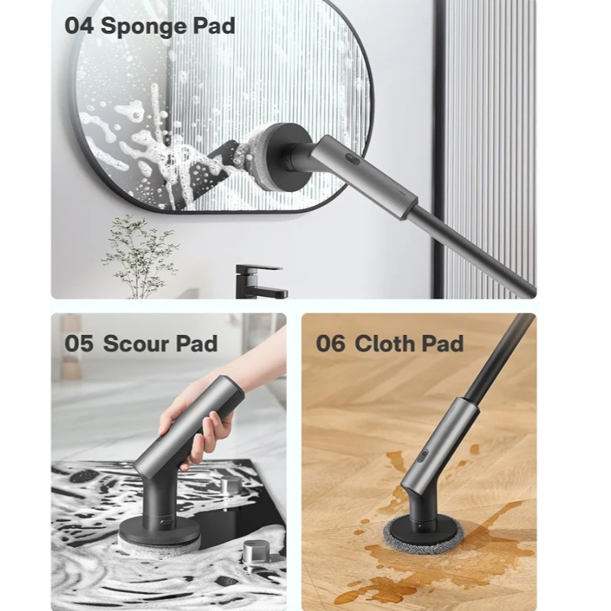 فرچه هوتو مدل  چرخشی چند منظوره شارژی HOTO QWQJS001